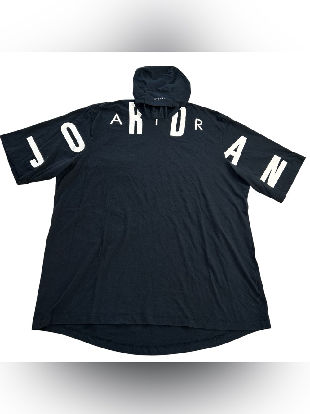 Nike Jordan Sportswear 23 Hooded T-Shirt Men’s Black Graphic Pullover size XXL